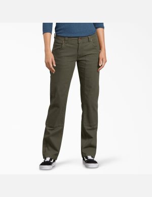 Dickies Duck Double-Front Carpenter Verdes | UOGZVR956