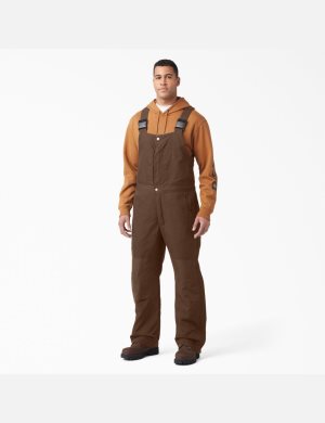 Dickies DuraTech Renegade FLEX Insulated Bib Marrom | TFJRQO647