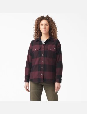 Dickies DuraTech Renegade Flannel Vino | CBXSHR615