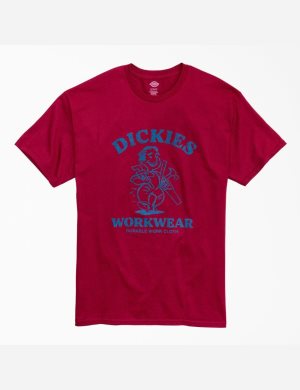 Dickies Durable Trabajo Cloth Estampados Vino | HSGURE704