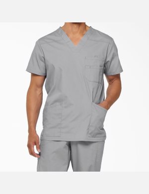 Dickies EDS Signature V-Neck Grises | JOIEZD920