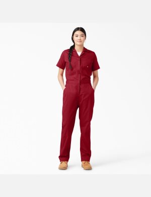 Dickies FLEX Cooling Corta Sleeve Rojos | IWUMJG089