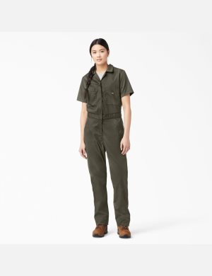 Dickies FLEX Cooling Corta Sleeve Verdes | MDWCSZ905