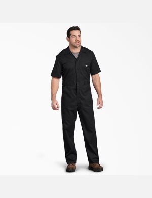 Dickies FLEX Corta Sleeve Negros | RULPGZ021