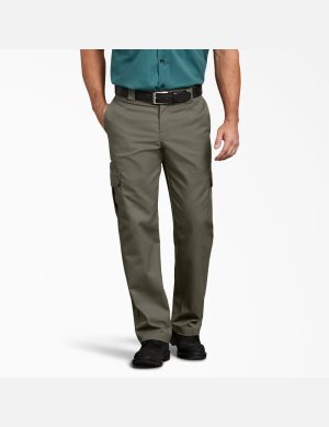 Dickies FLEX Regular Fit Directo Leg Verdes | QVXPYT860