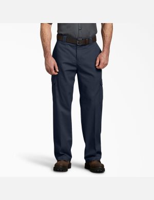 Dickies FLEX Relaxed Fit Directo Leg Azul Marino | RPOSEF174