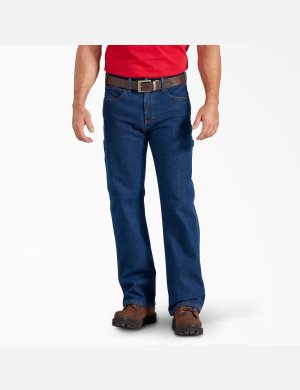 Dickies FLEX Relaxed Fit Directo Leg Carpenter Azules Azules | XDTFEC476