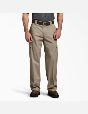 Dickies FLEX Relaxed Fit Directo Leg Marrom | THDWLM327