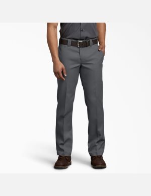 Dickies FLEX Slim Fit Directo Leg Grises | RFJKGA276