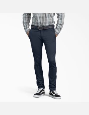 Dickies Flaco Fit Directo Leg Azul Marino | QIREFT280