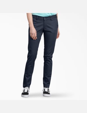 Dickies Flaco Fit Pants Azul Marino | ZQRTVE231