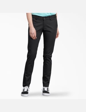 Dickies Flaco Fit Pants Negros | JWSIGQ017