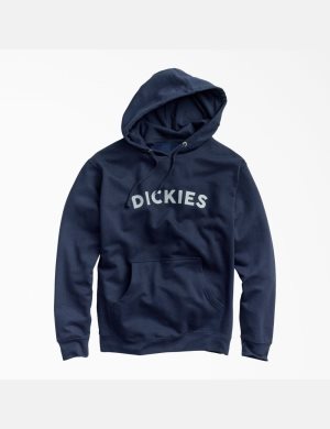 Dickies Fleece Block Logo Azul Marino | RXHZAB490