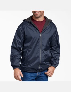 Dickies Fleece Forro Nylon Azul Marino | GFRYCH743