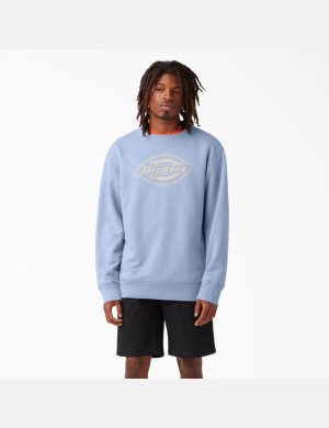 Dickies Fleece Logo Estampados Morados | IHDSZK462