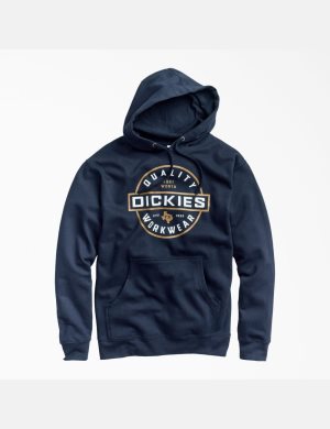 Dickies Fleece Quality Workwear Estampados Azul Marino | PNOZDB076