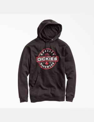 Dickies Fleece Quality Workwear Estampados Negros | ZPWRIX870