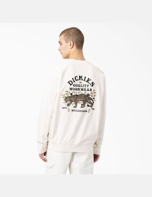 Dickies Fort Lewis Embroidered Blancos | CWUFAJ781