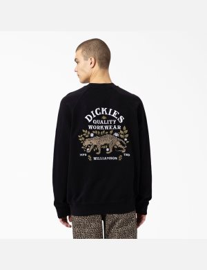 Dickies Fort Lewis Embroidered Negros | PWHJAD750
