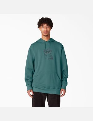 Dickies Franky Villani Drunkula Estampados Verdes | BXKWMS620
