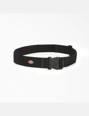 Dickies Heavy-Duty Trabajo Belt Negros | VGSXWJ473