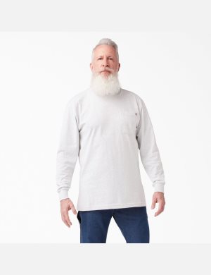 Dickies Heavyweight Crew Neck T-Shirt Grises | KMADGC504