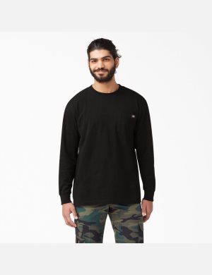 Dickies Heavyweight Crew Neck T-Shirt Negros | VQCTNX826