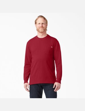 Dickies Heavyweight Crew Neck T-Shirt Rojos | TWZSQX961