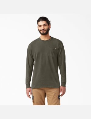 Dickies Heavyweight Crew Neck T-Shirt Verdes | SHZTXV469