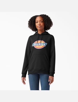 Dickies Heavyweight Logo Negros | VSYWMO712