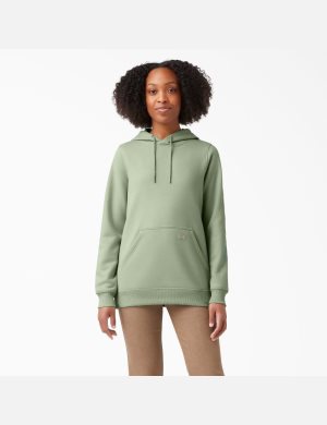 Dickies Heavyweight Logo Sleeve Verdes | TWVPMN327
