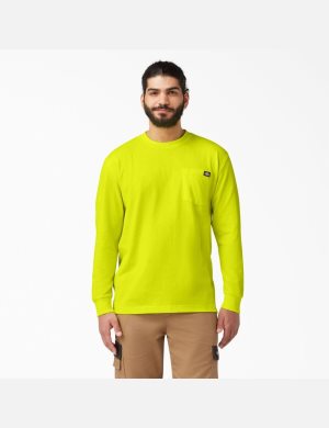 Dickies Heavyweight Neon Crew Neck T-Shirt Amarillos Claro | UMCKNZ703