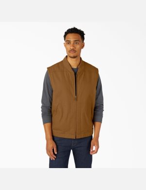 Dickies High Pile Fleece Forro Duck Marrom | SZWQPU570