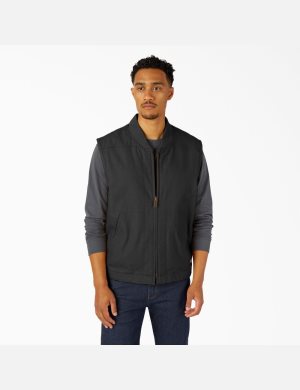 Dickies High Pile Fleece Forro Duck Negros | HLERUP127
