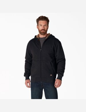 Dickies High Pile Fleece Forro Full Zip Negros | YPSLKQ735
