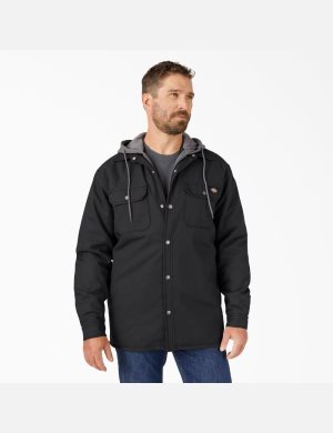 Dickies Hydroshield Duck Encapuchado Negros | PGOHAD726