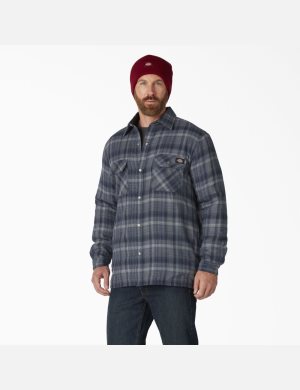Dickies Hydroshield Flannel High Pile Fleece Azul Marino Azules Oscuro | GWHXOM387