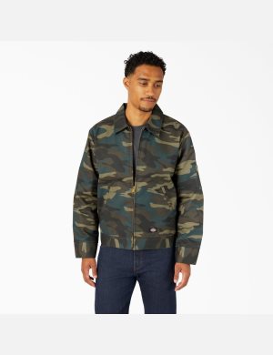 Dickies Insulated Eisenhower Verdes Camuflados | SBOQJT297