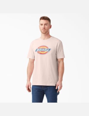 Dickies Logo Estampados Rosas | HEDCOV512