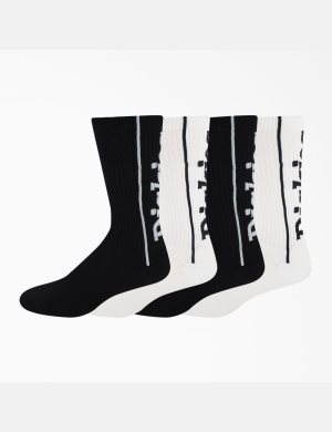 Dickies Logo Print Negros Blancos | REYQDX214