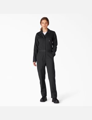 Dickies Long Sleeve Negros | CBSJEQ560