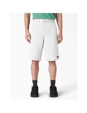 Dickies Loose Fit Planos Front Blancos | QNFYLO985