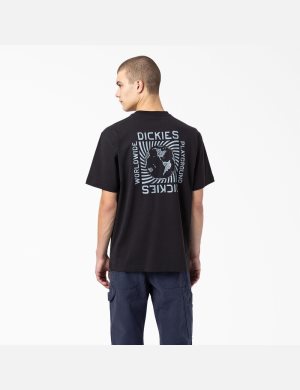 Dickies Marbury Corta Sleeve Negros | JYUXAR843