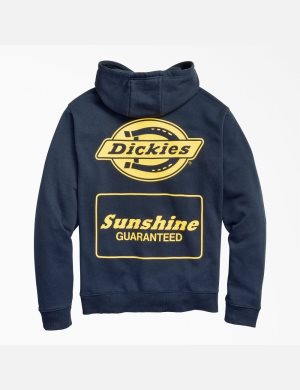 Dickies New York Sunshine x Logo Azul Marino | ZEJUPW587