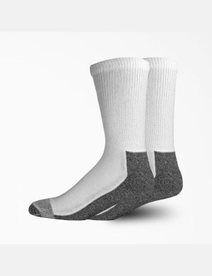 Dickies Non-Binding Crew Blancos | QESGVR896