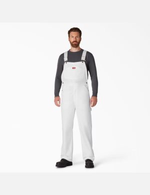 Dickies Painters Bib Blancos | MVURHJ754
