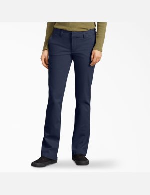 Dickies Perfect Shape Bootcut Azul Marino | PLMUZD732