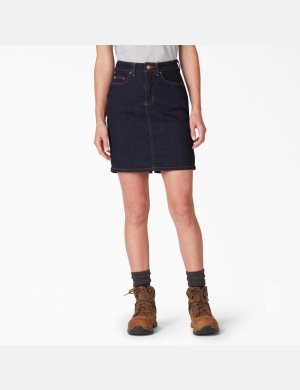 Dickies Perfect Shape Denim Azules Azules | QBZWOV596