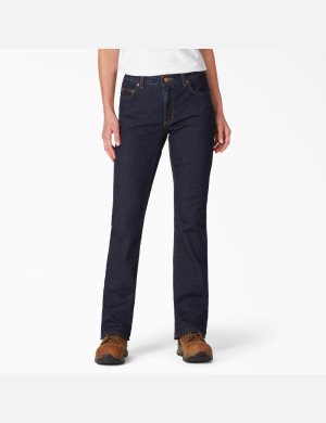 Dickies Perfect Shape Denim Bootcut Azules Azules | QEAXTI130