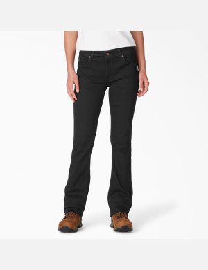 Dickies Perfect Shape Denim Bootcut Negros | NFXQUW681
